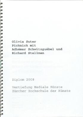 Picknick mit Adhémar Schwitzguébel und Richard Stallman