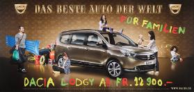 Dacia - Das beste Auto der Welt - Für Familien - Dacia Lodgy ab Fr. 12900.-