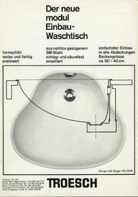 Der neue Modul Einbau-Waschtisch - Troesch