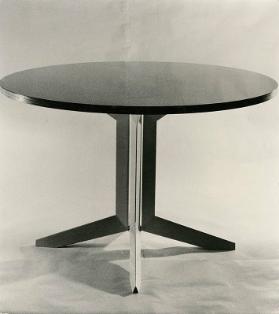 Tischsystem mit runder Tischplatte