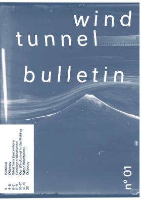 Wind Tunnel Bulletin No 1, Nov 2013