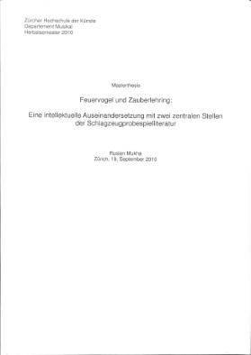 Feuervogel und Zauberlehrling