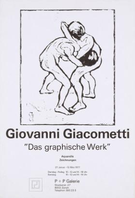 Giovanni Giacometti - "Das graphische Werk" - Aquarelle - Zeichnungen - P + P Galerie