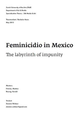 Feminicidio in Mexico