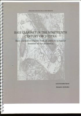 Bass clarinet in the nineteenth century orchestra