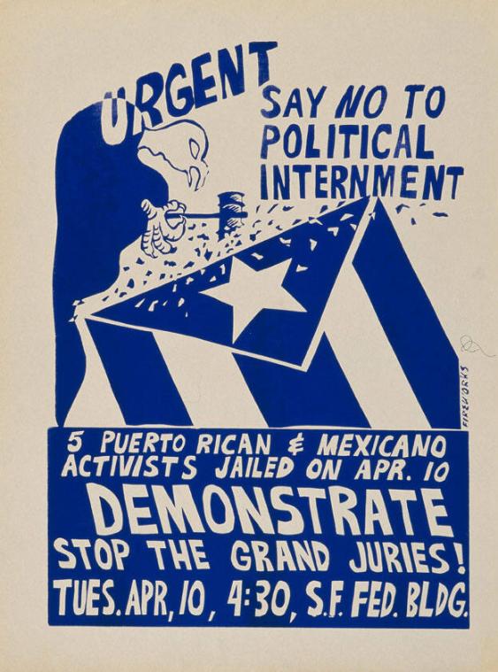 Urgent - Say no to political internment - 5 Puerto Rican & Mexicano activists jailed on apr. 10 - Demonstrate - Stop the grand juries!