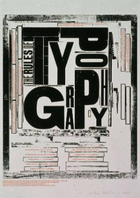 The rules of typography