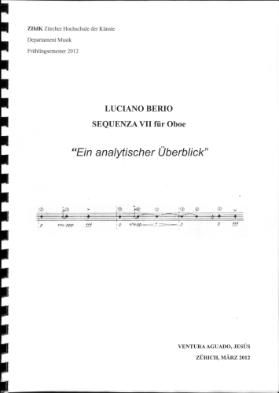 Luciano Berio - Sequenza VII für Oboe
