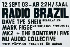 Radio Brazil - 12 Sept 03 - Kiff Aarau