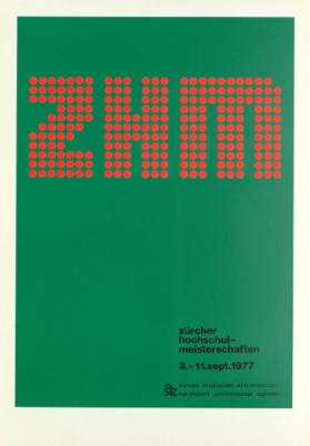 ZHM, Zürcher Hochschulmeisterschaften, 3.-11. September 1977
