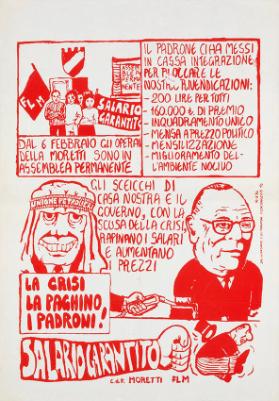 Dal 6 febbraio gli operai della Moretti sono in assemblea permanente - La crisi la paghino i padroni! Salario garantito - FLM