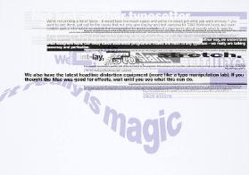 Not just another typesetter - It really is magic - Magic Computer Graphics Co