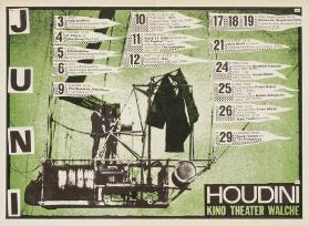 Houdini - Kino Theater Walche - Juni (Recto)