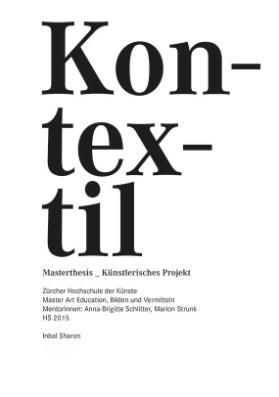 Kontextil - Künstlerisches Projekt