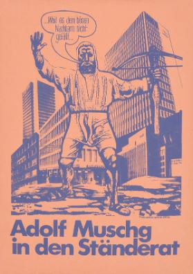 Adolf Muschg in den Ständerat