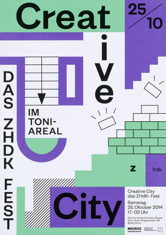Creative City - Das ZHdK Fest - im Toni Areal - 25/10