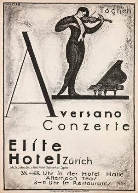 Elite Hotel Zürich - Täglich Aversano Conzerte