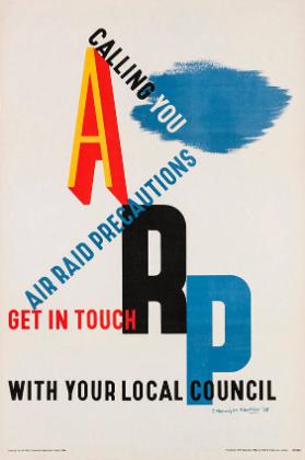 ARP - Air Raid Precautions calling you - Get in touch with your local council