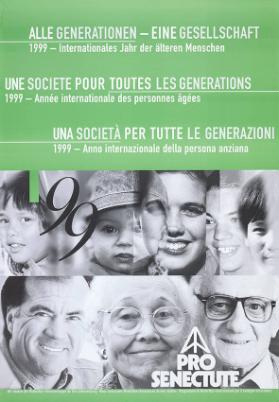 Alle Generationen - Eine Gesellschaft - 1999 - Internationales Jahr der älteren Menschen -