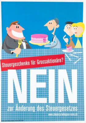 Steuergeschenke für Grossaktionäre? Nein zur Änderung des Steuergesetzes - www.steuerprivilegien-nein.ch