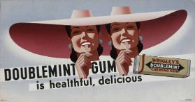 Doublemint Gum is healthful, delicious - Wrigley's Doublemint Chewing Gum