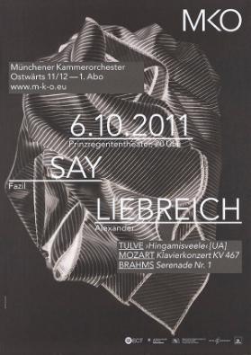 Münchener Kammerorchester - Ostwärts 11/12 - 1. Abo - Fazil Say - Alexander Liebreich - MKO
