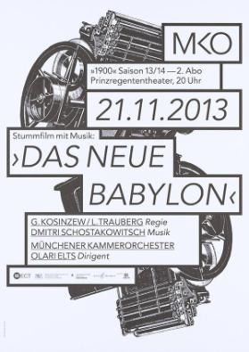 MKO - Münchener Kammerorchester - "1900" Saison 13/14 - 2. Abo - Das neue Babylon - Stummfilm mit Musik