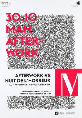 30.10 MAH Afterwork  - Afterwork # 2 Nuit de l'horreur - DJ, Happenings, Visites flippantes