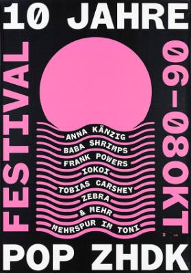 10 Jahre Pop ZHdK - Festival