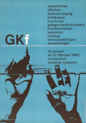 GKf  -  Advertenties - Affiches - Boekverzorging - Briefpapier (...)  - Amsterdam Stedelijk Museum