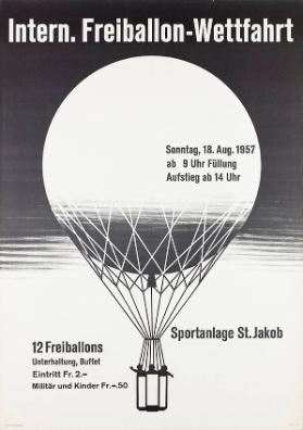 Intern. Freiballon-Wettfahrt - Sportanlage St. Jakob
