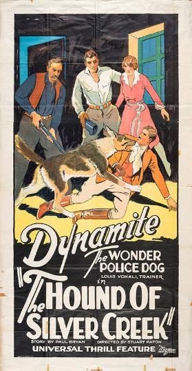 Dynamite - The wonder police dog in "The Hound of Silver Creek"