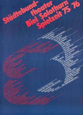 BS - Städtebundtheater Biel/Solothurn - Spielzeit 75/76