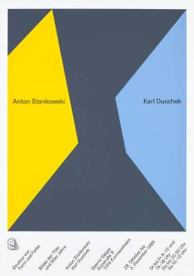 Anton Stankowski - Karl Duschek - Struktur von Form und Farbe - Bilder der 70er und 80er Jahre - Galerie Geiger - Kornwestheim