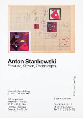 Anton Stankowski - Entwürfe, Skizzen, Zeichnungen - Beatrix Wilhelm - Galerie und Verlag