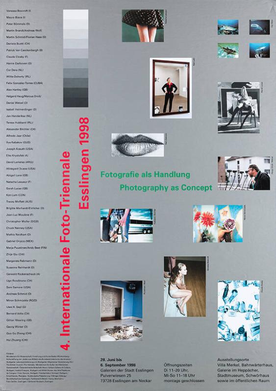 4. Internationale Foto-Triennale Esslingen 1998 - Fotografie als Handlung - Photography as Concept