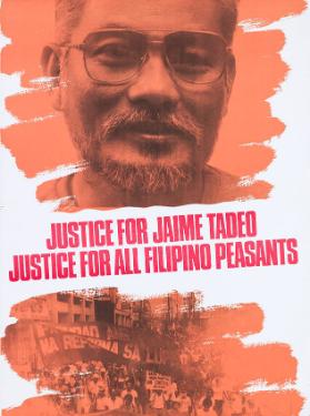 Justice for Jaime Tadeo - Justice For All Filipino Peasants