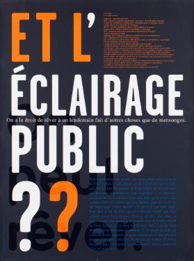 Et l'éclairage public??