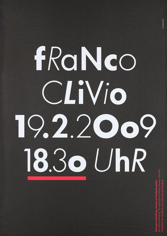 Franco Clivio - 19.2.2009 - 18.30 Uhr - Verborgene Gestaltung - Vortrag und Buchpräsentation, Die Neue Sammlung, Pinakothek der Moderne
