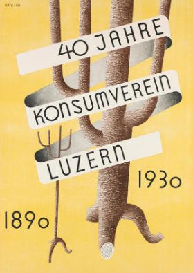 40 Jahre Konsumverein Luzern - 1890 1930