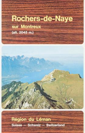 Rochers-de-Naye sur Montreux - Région du Léman - Suisse - Schweiz - Switzerland
