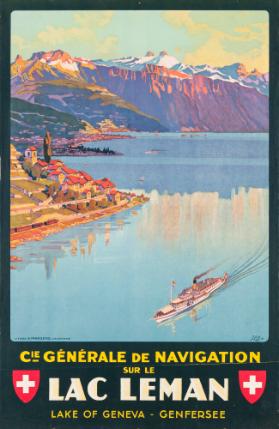 Cie Générale de Navigation sur le Lac Léman - Lake of Geneva - Genfersee