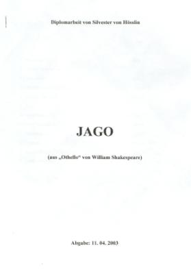 Jago aus "Othello" von William Shakespeare