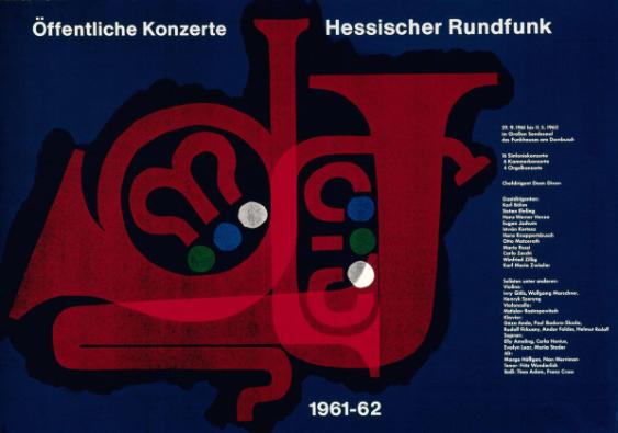 Hessischer Rundfunk - Oeffentliche Konzerte - 1961-62