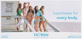 Beachwear for every body. Ta-bou beachwear competence - Zürich - Beverly Hills