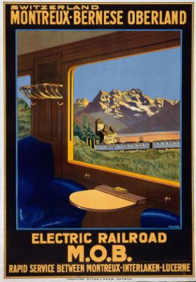 Switzerland - Montreux-Bernese Oberland - Electric Railroad M.O.B.