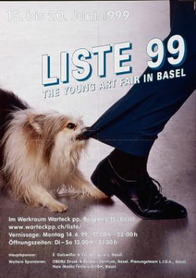 Liste 99 - The young art fair in Basel - 15. bis 20. Juni 1999 - Im Werkraum Warteck pp, Burgweg 15, Basel