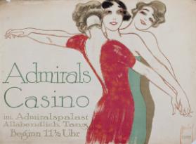 Admirals Casino im Admiralspalast - allabendlich Tanz - Beginn 11 1/2 Uhr