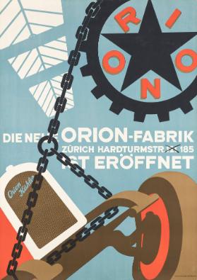 Die neue Orion-Fabrik ist eröffnet - Orion Kühler - Zürich Hardturmstrasse 185