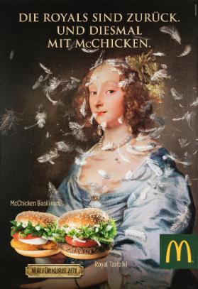 Die Royals sind zurück. Und diesmal mit McChicken. Royal Tzatziki - McChicken Basilikum - Nur für kurze Zeit